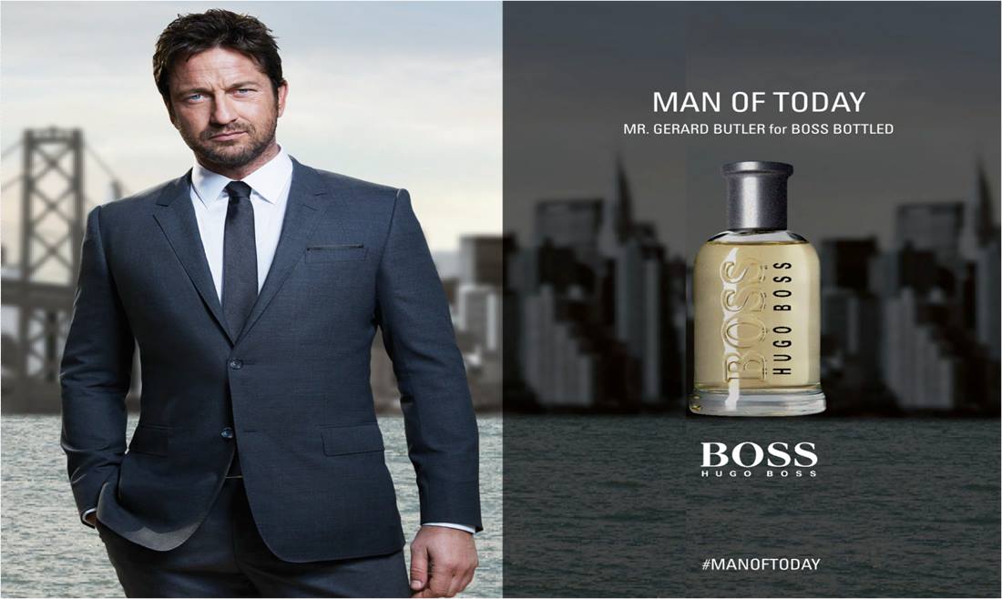 boss bottled advert model